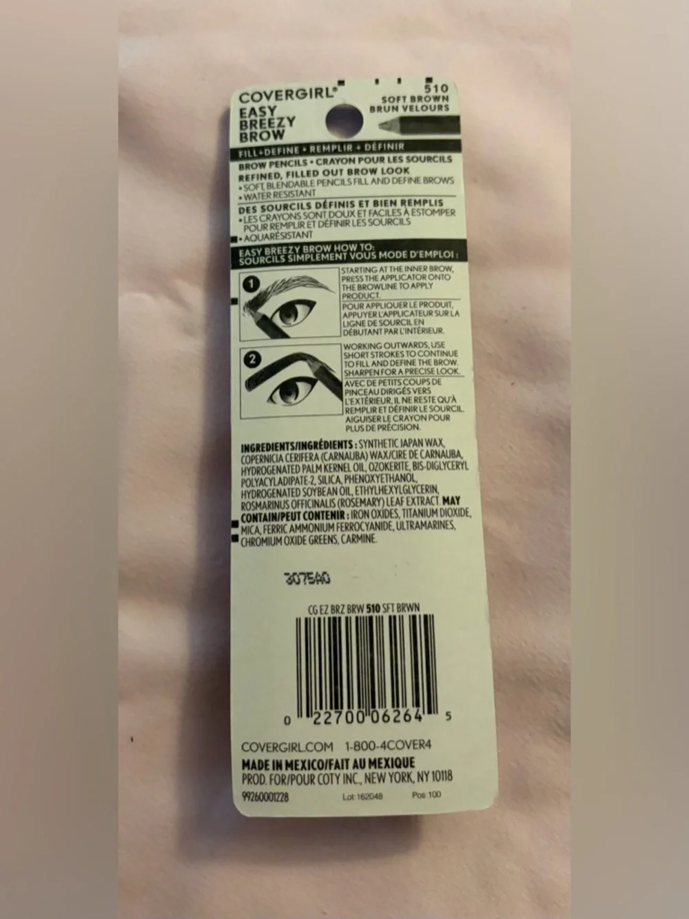 COVERGIRL NWT Easy Breezy Brow Fill + Define Pencils in Soft Brown